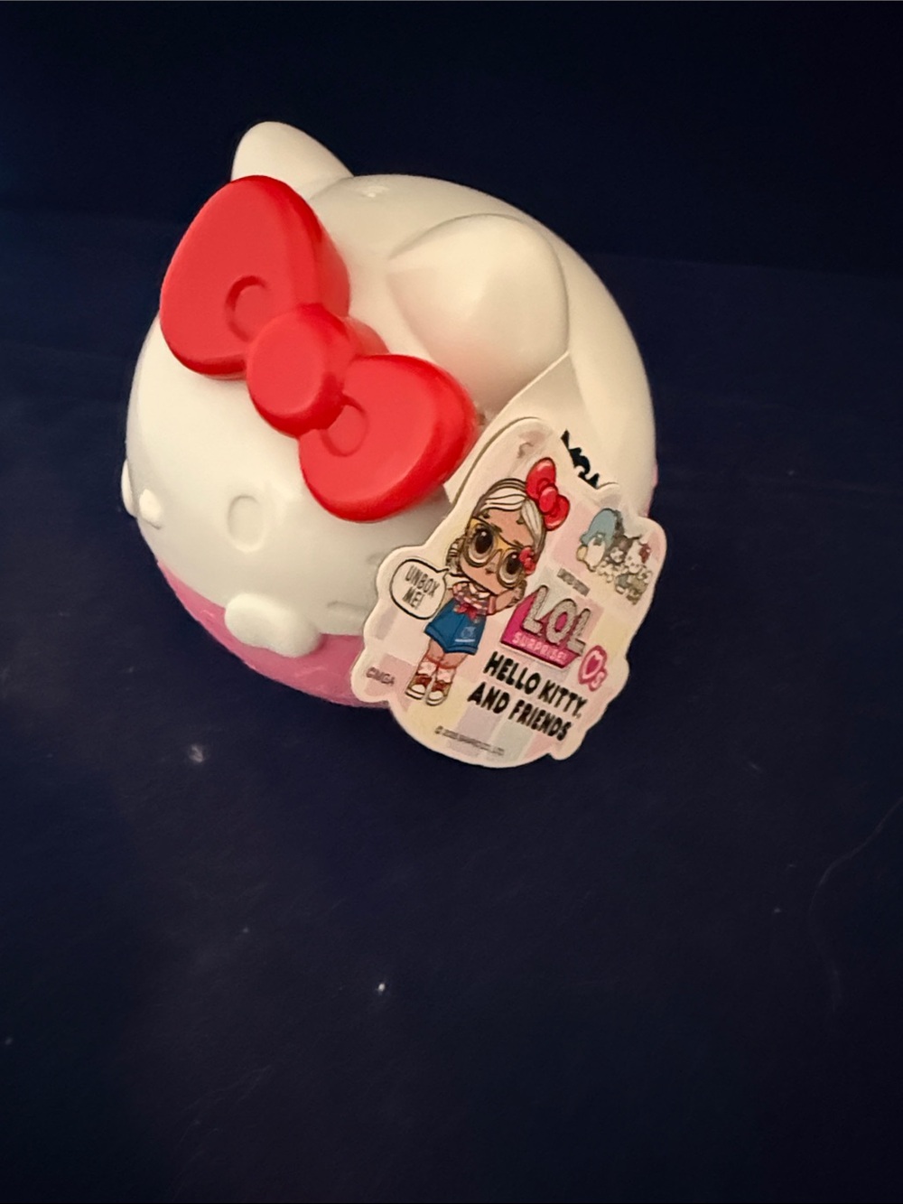 L.O.L. Surprise! Hello Kitty White Toy Ball with Red Bow
